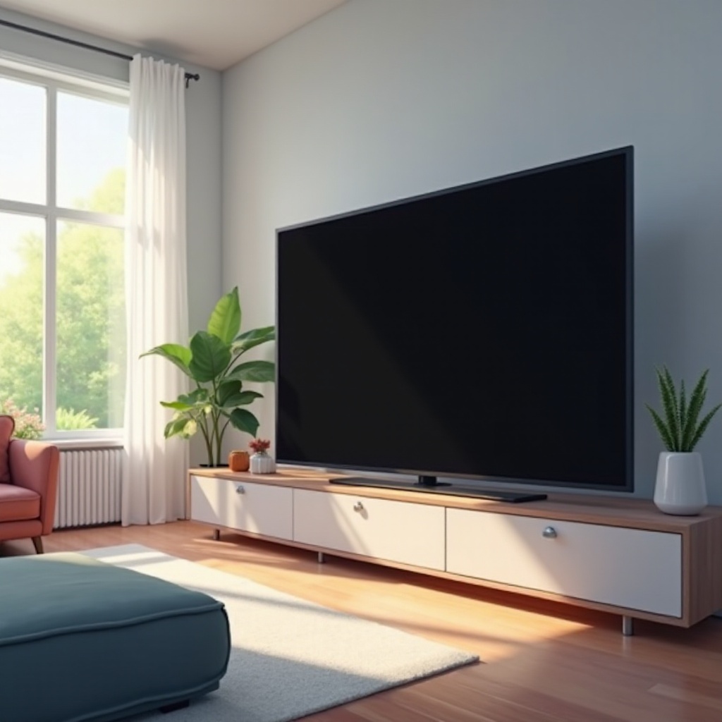 a TV Hisense liga, mas não há imagem