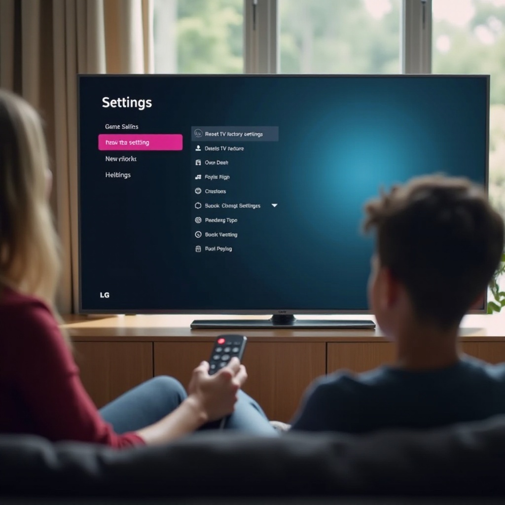 kuinka palautan LG-televisioni tehdasasetuksiin