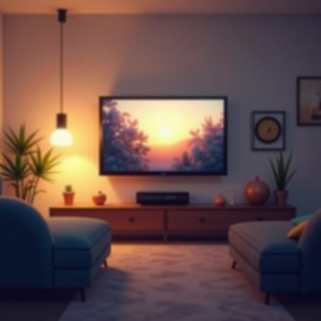 pantalla de televisión borrosa