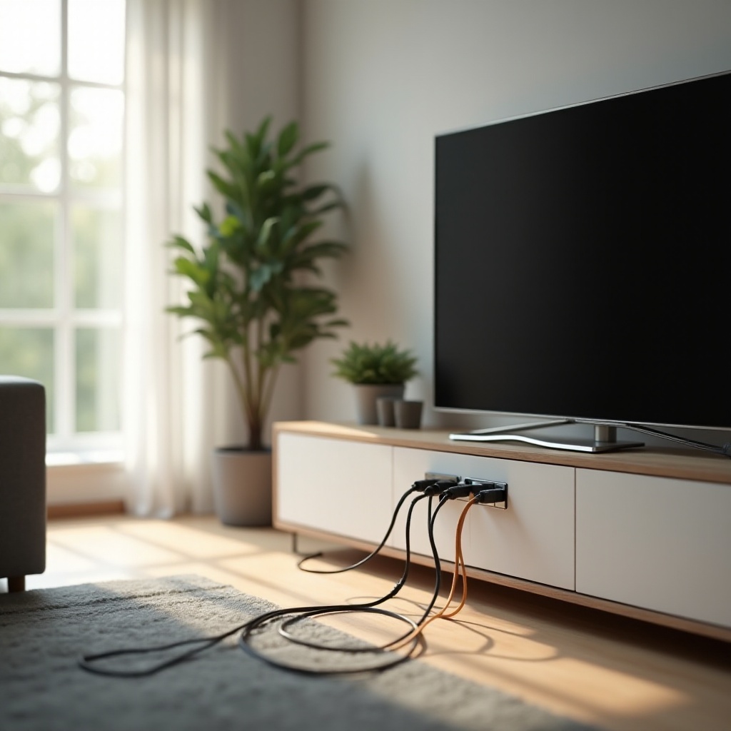 como conectar uma TV inteligente ao cabo