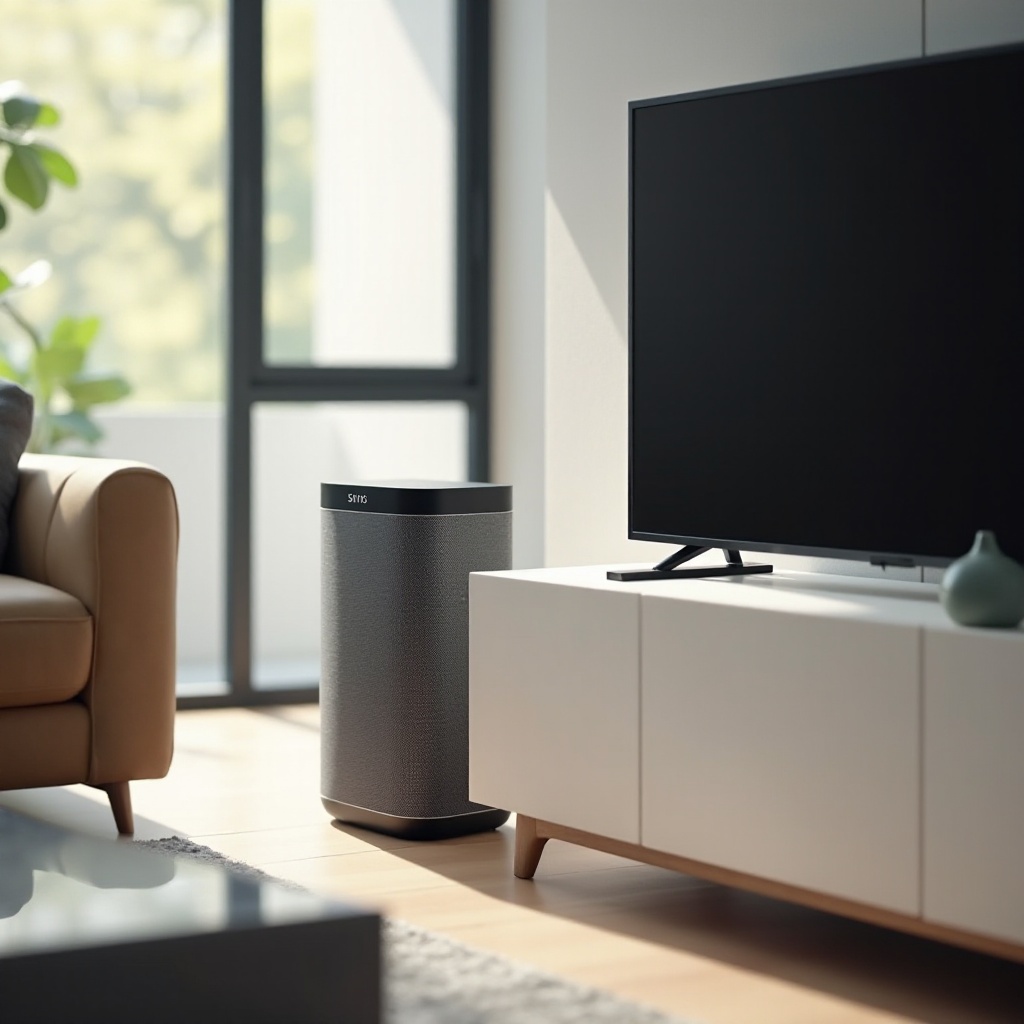 connecter Sonos Play 5 à la télévision