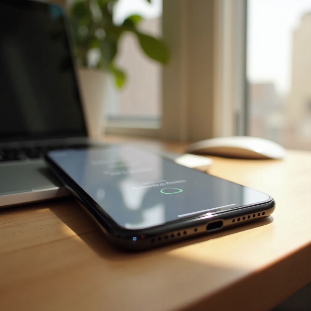 iPhone ingesteld op trillen