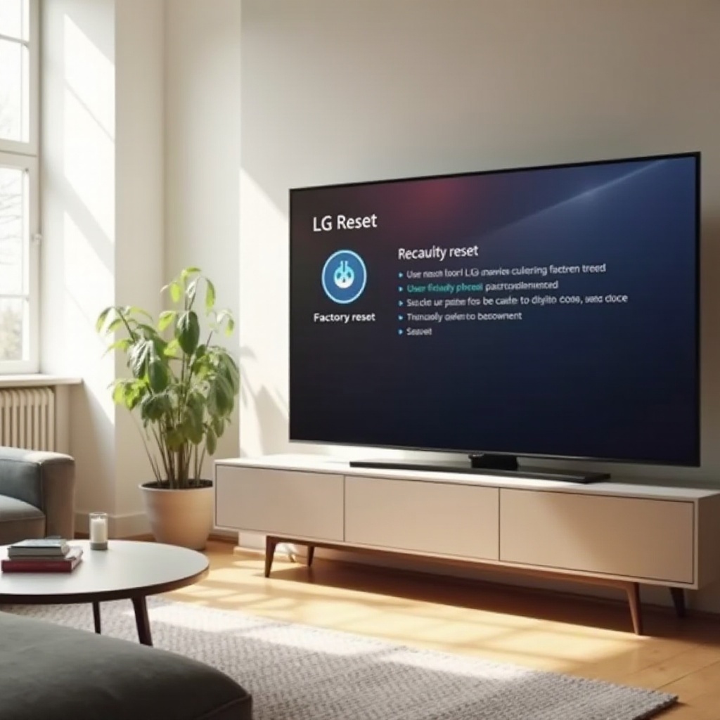 come faccio a resettare il mio televisore LG alle impostazioni di fabbrica