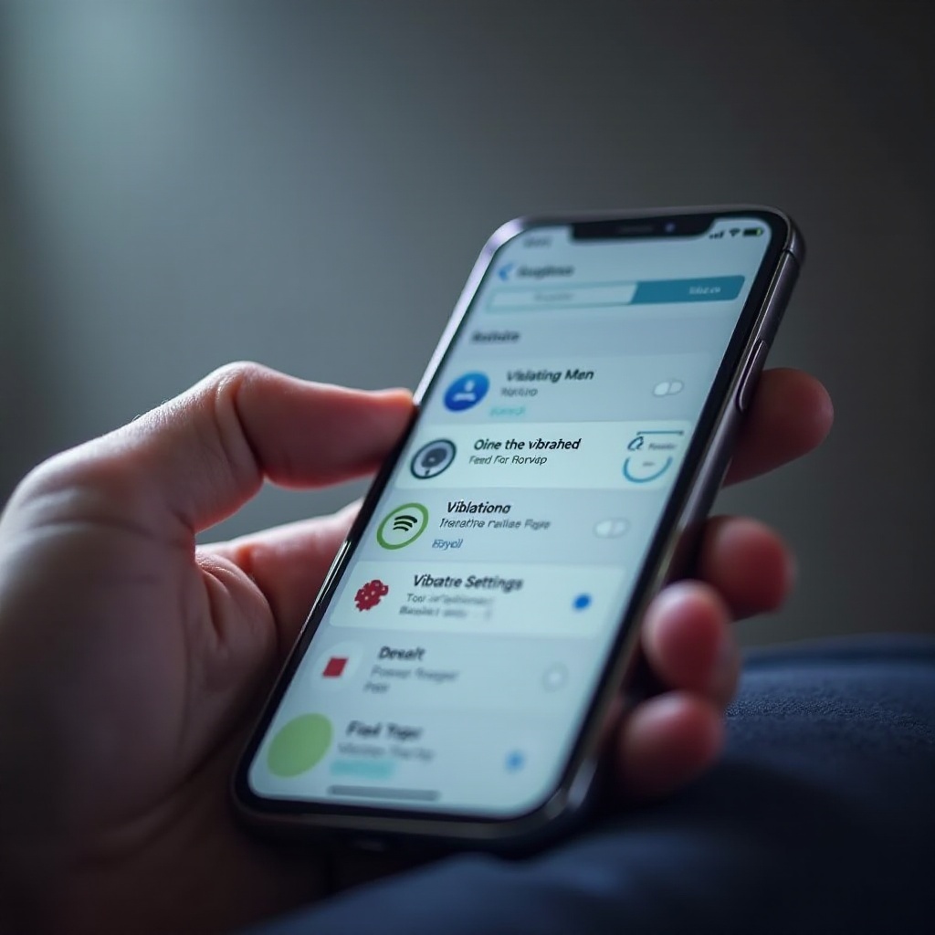iPhone impostato su vibrazione
