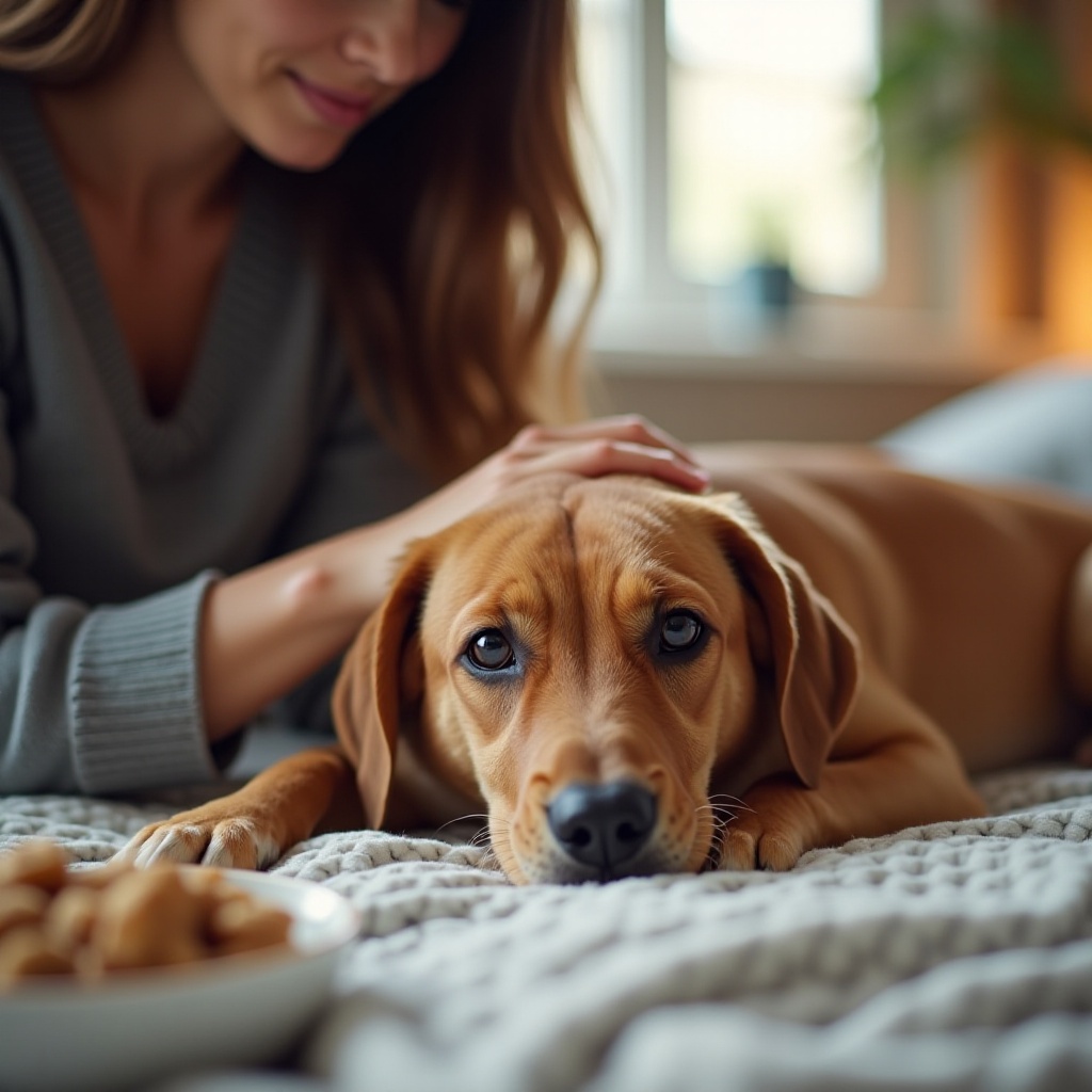 wat te voeden aan een hond met diarree en braken