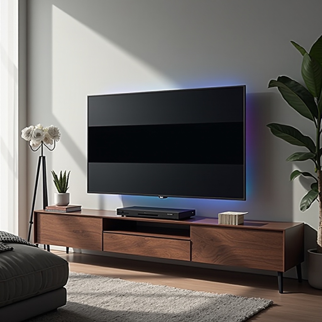 linea orizzontale nera su TV Samsung