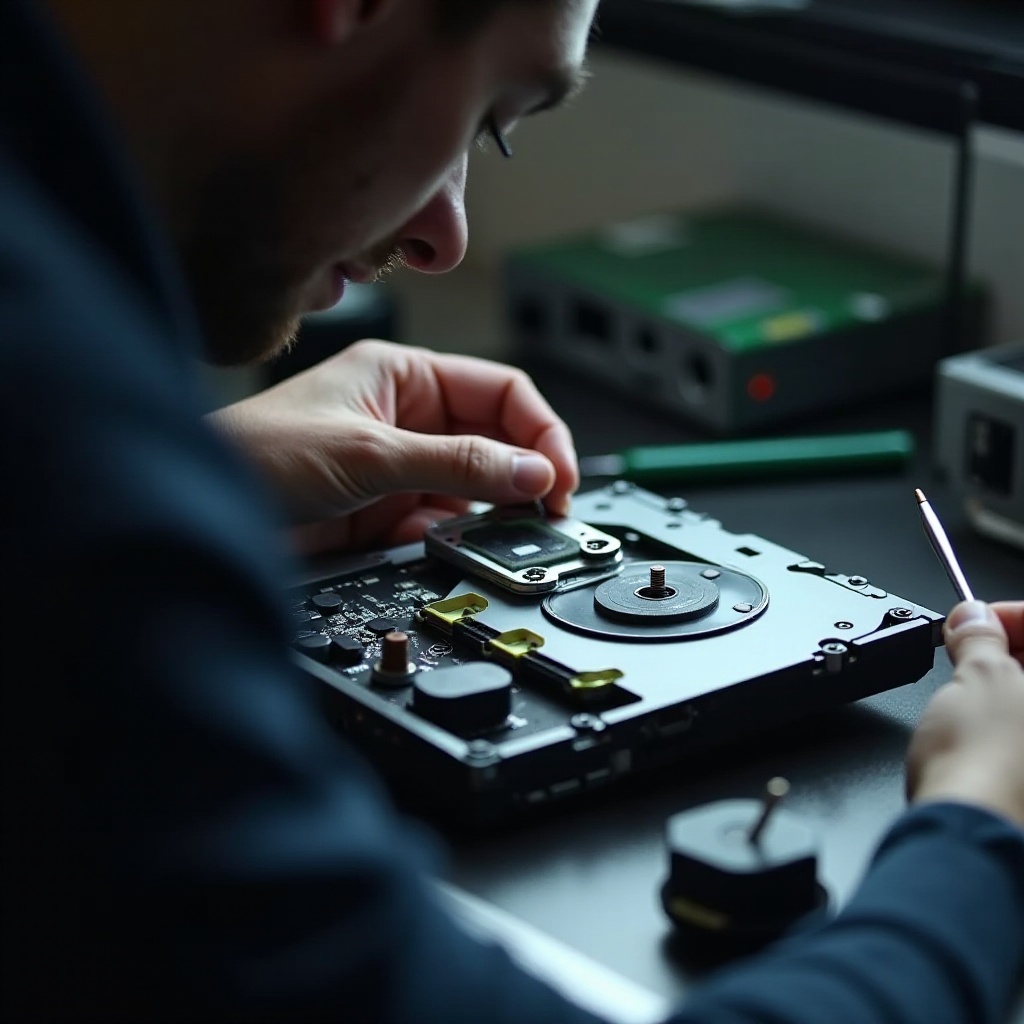 como consertar o drive de disco do Xbox One