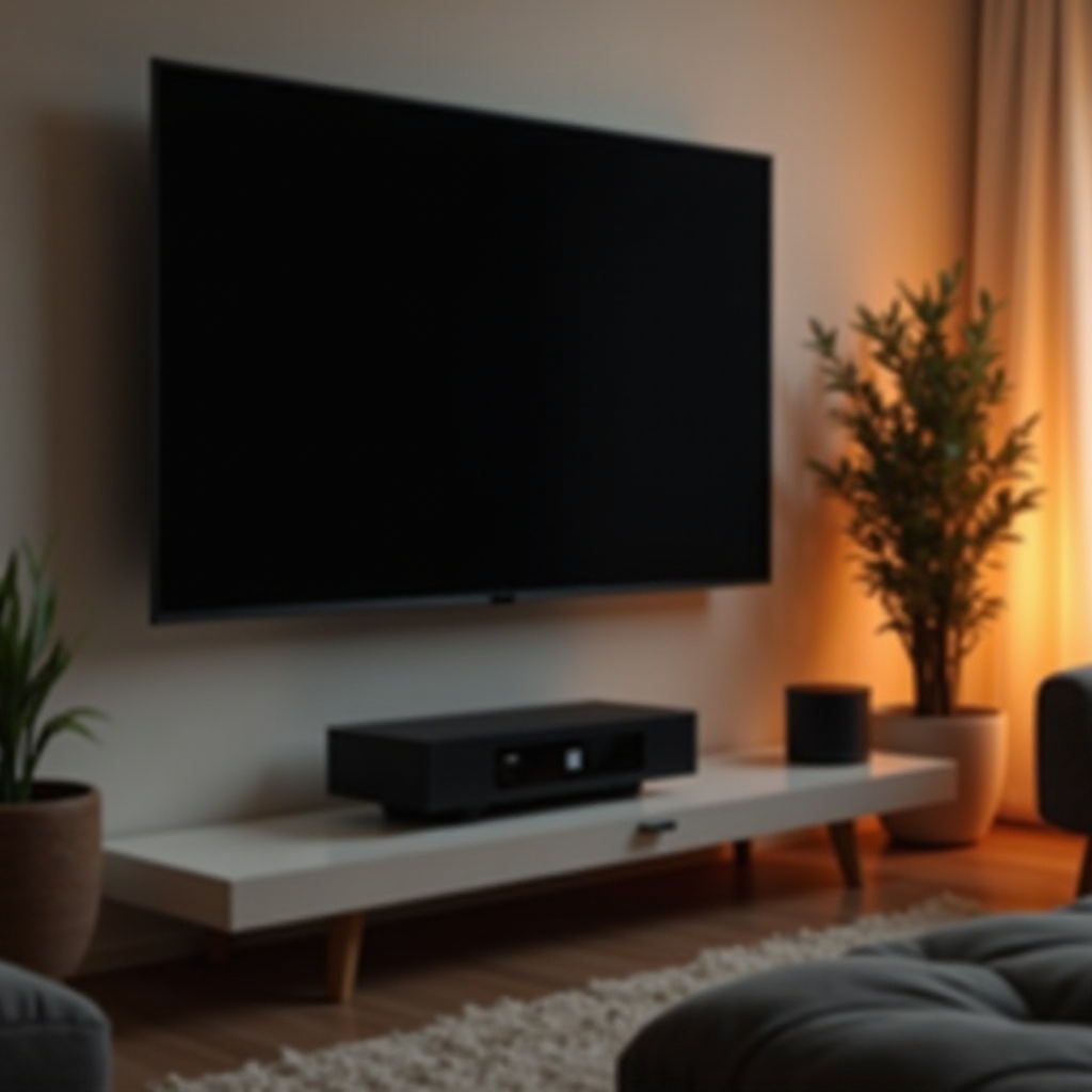TV-ruutu meni mustaksi, mutta ääni kuuluu edelleen