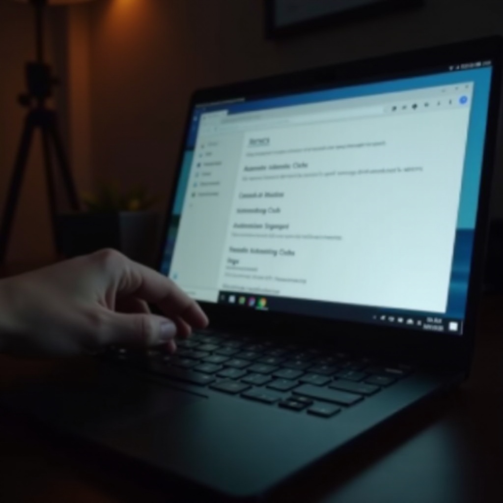 Chromebook-sovellus automaattisen napsautuksen poistamiseen käytöstä