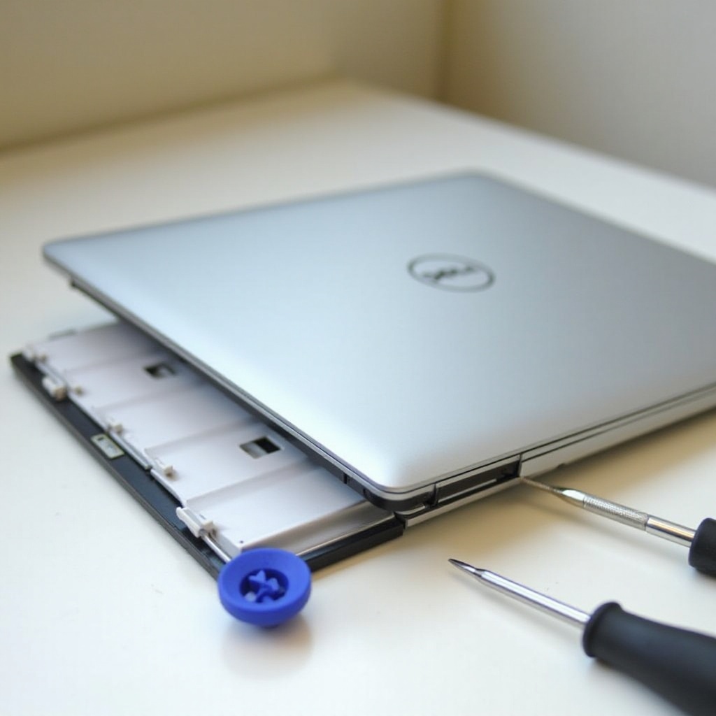 hoe de batterij van een Dell Inspiron-laptop te vervangen