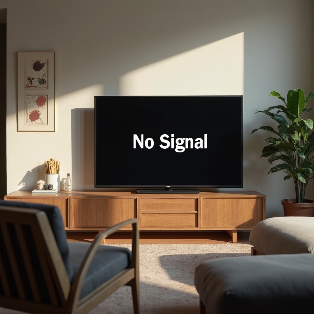 sceptre-tv geen signaal