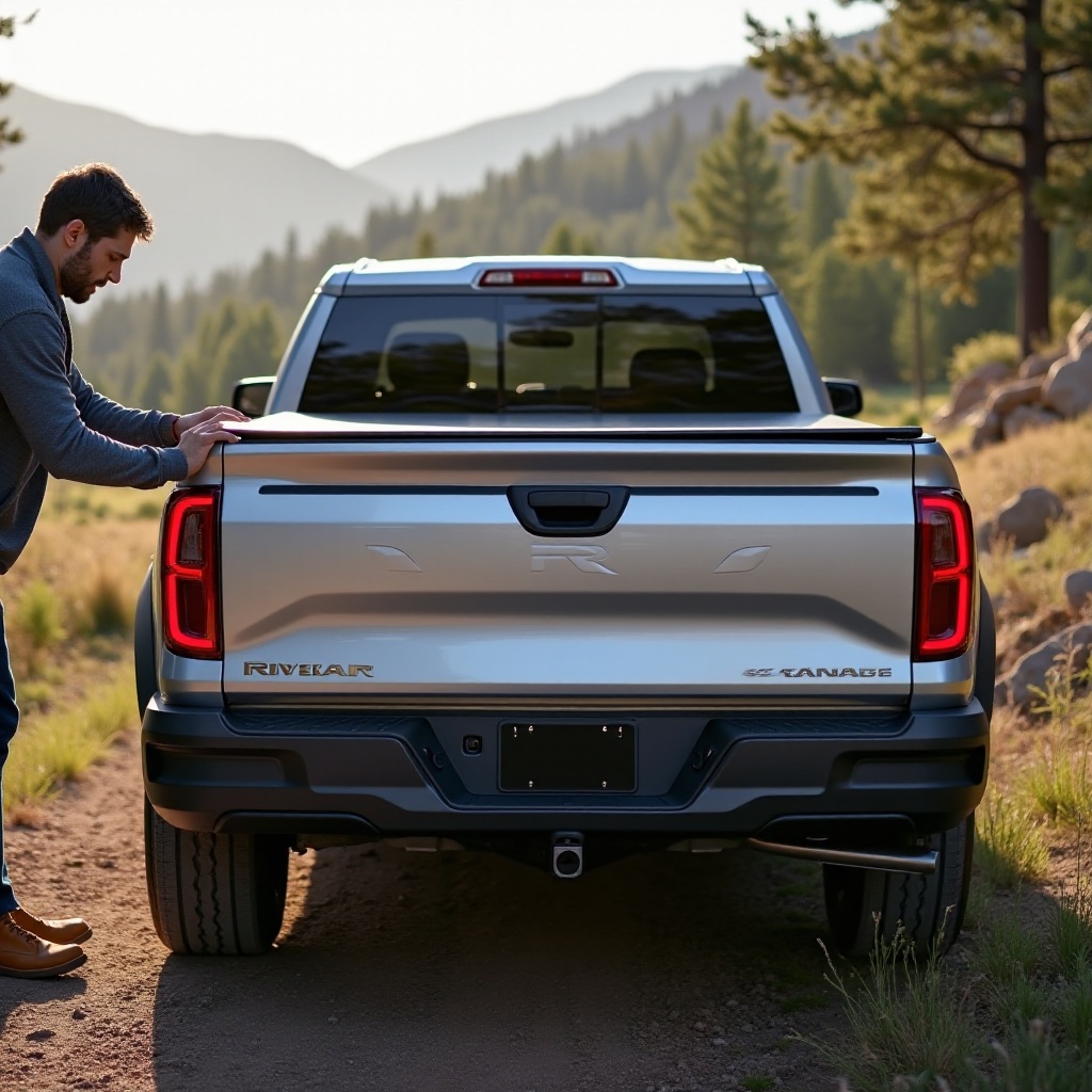 cobertura manual de tonel Rivian R1T