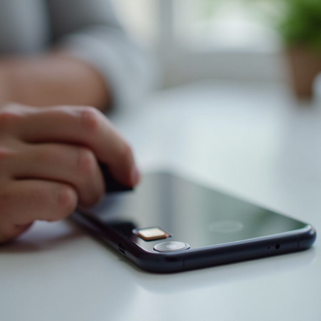 carte SIM coincée dans l'iPhone