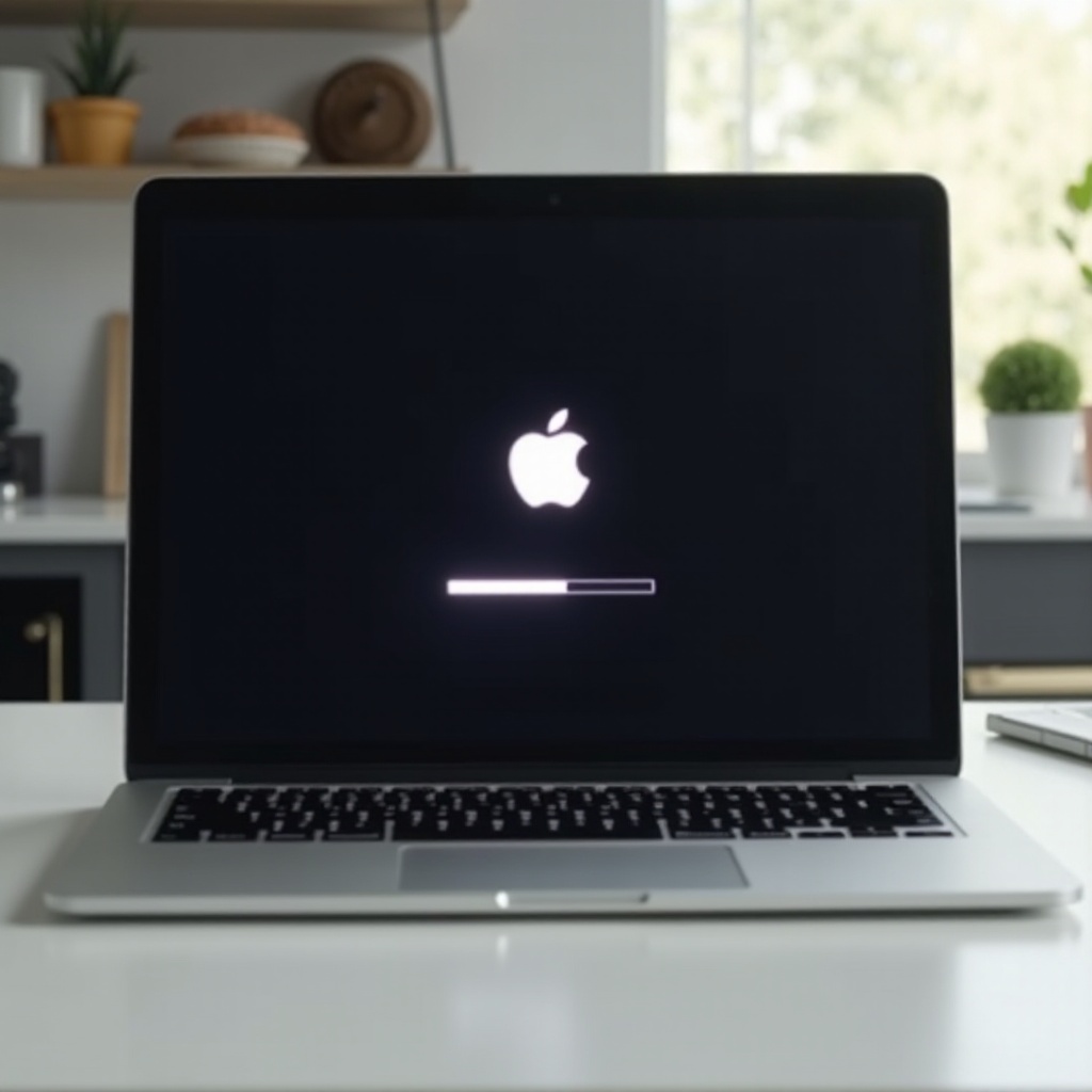 iPad travado no logotipo da Apple e barra de carregamento