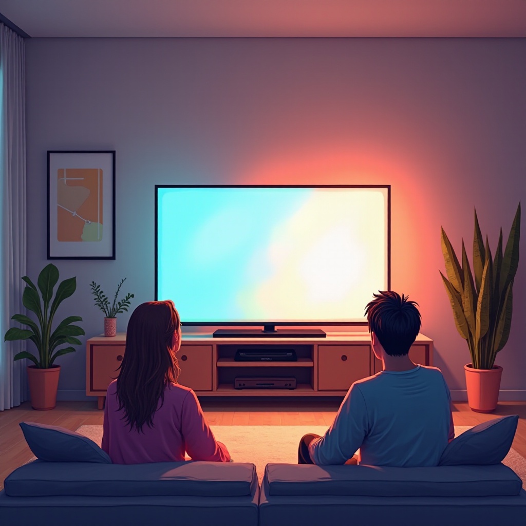 televisore Roku che si accende e spegne