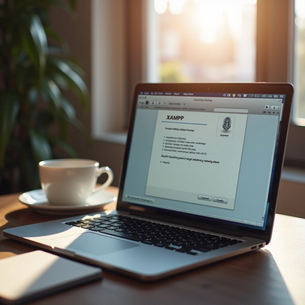 xampp n'a pas pu terminer l'installation sur macbook