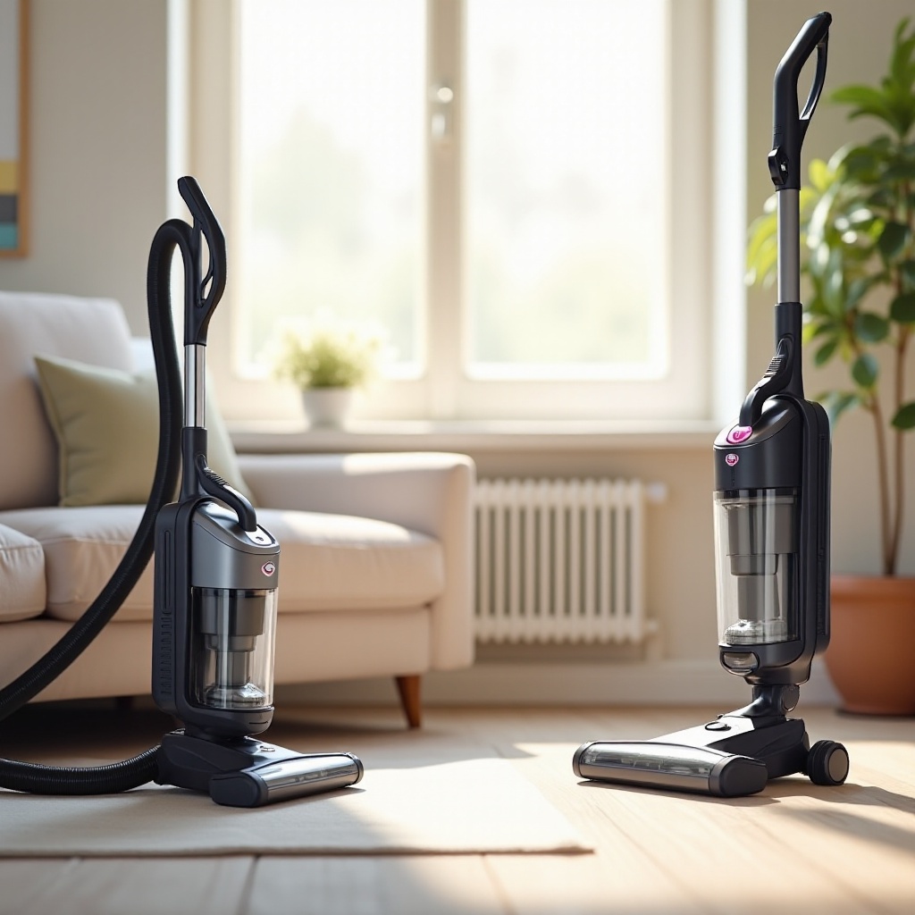 aspirateur traîneau vs aspirateur vertical