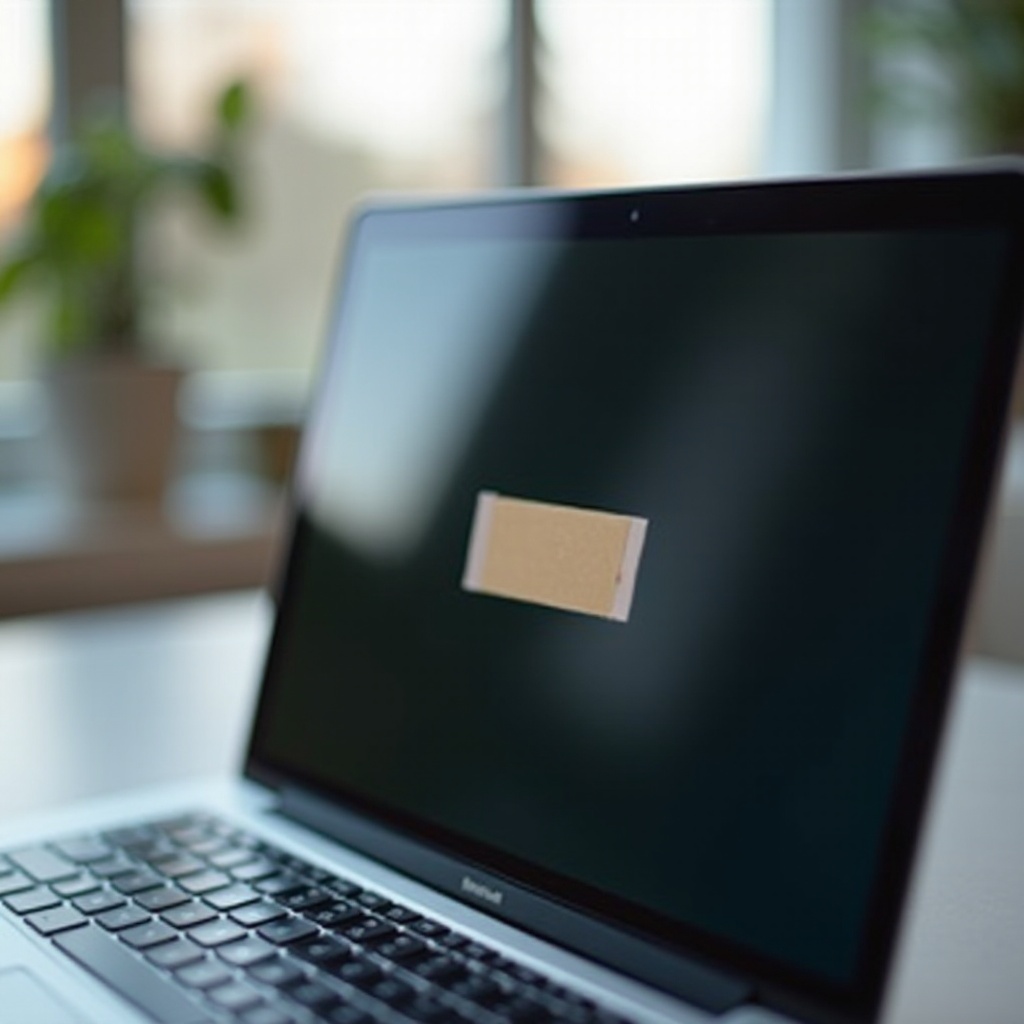 perché c'è del nastro adesivo sullo schermo del mio MacBook