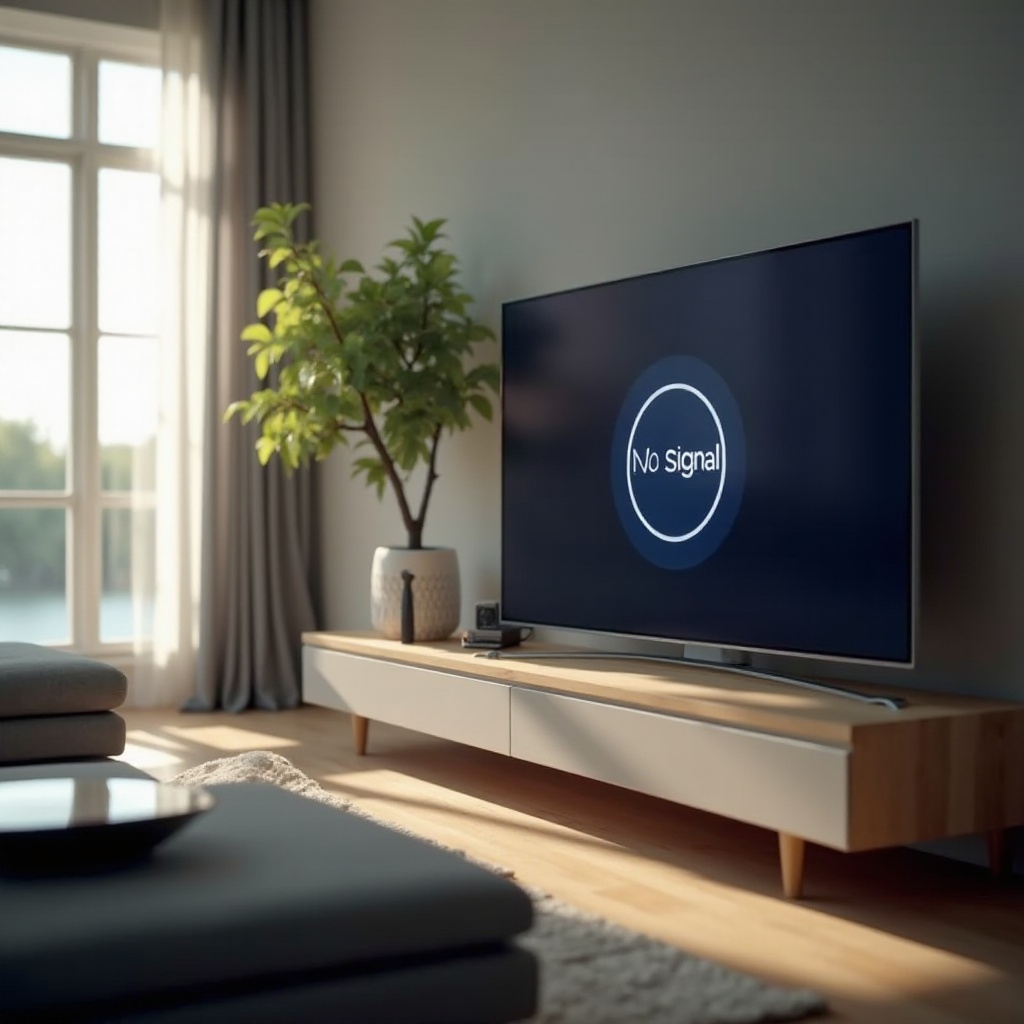 TV sceptre sem sinal