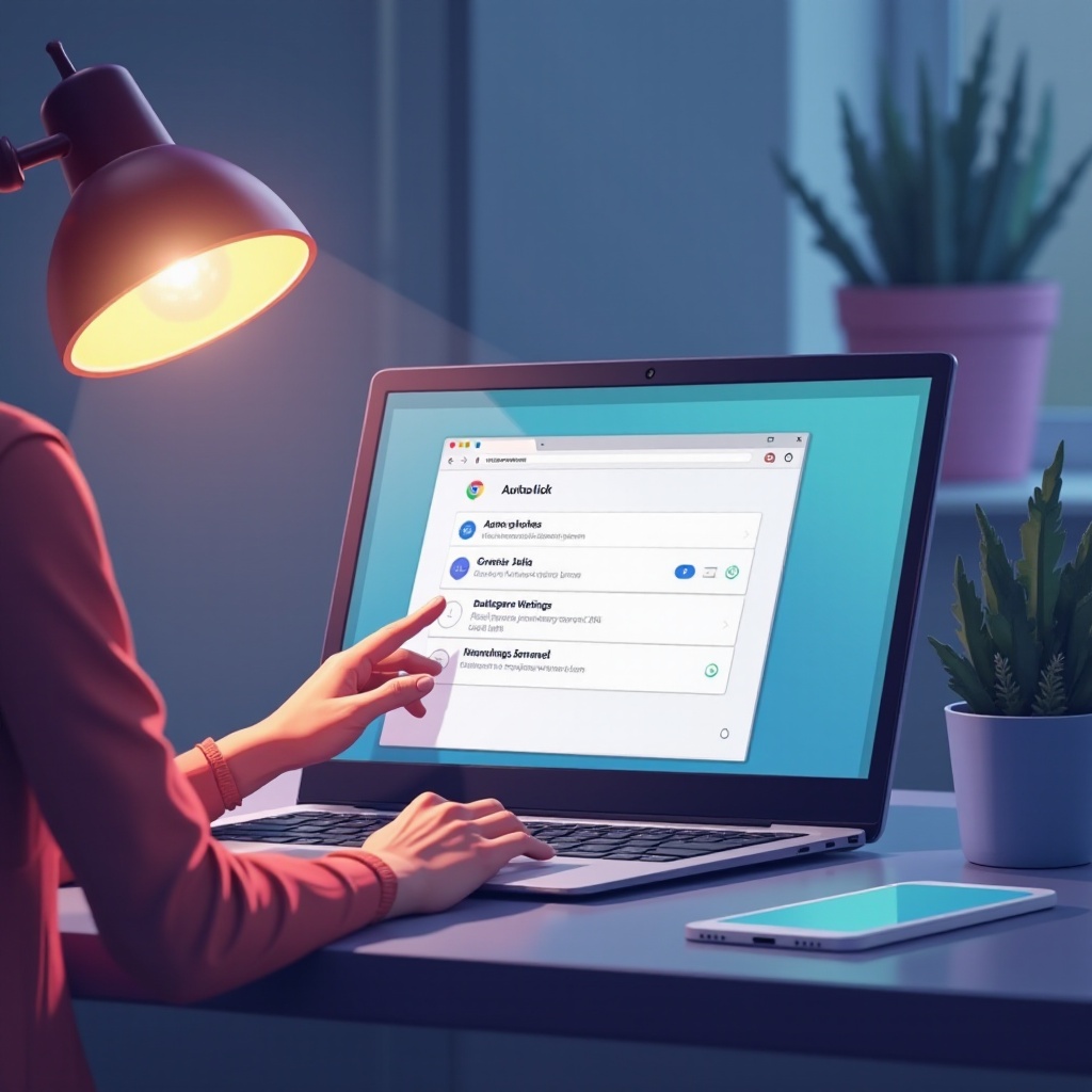 Chromebook-App zum Deaktivieren des automatischen Klickens