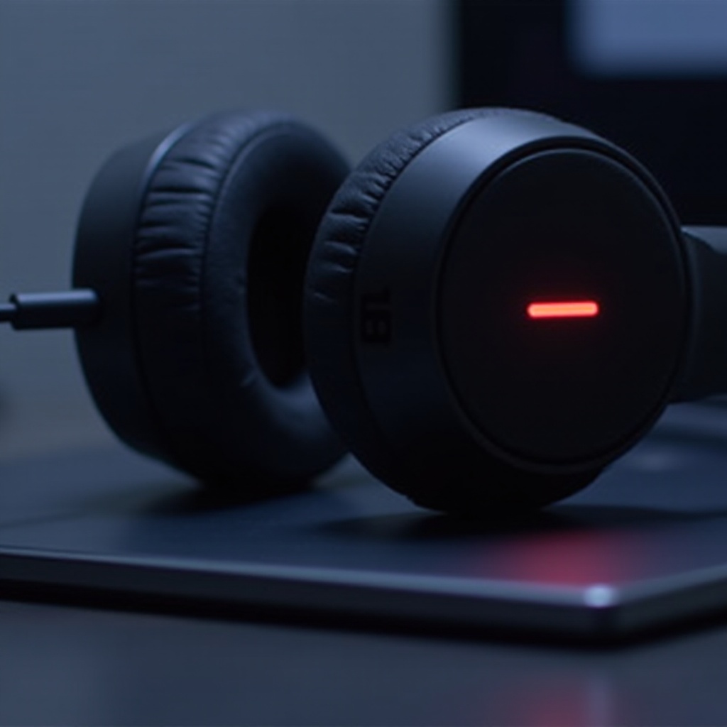 JBL-kuulokkeet vilkkuva punainen valo latauksen aikana