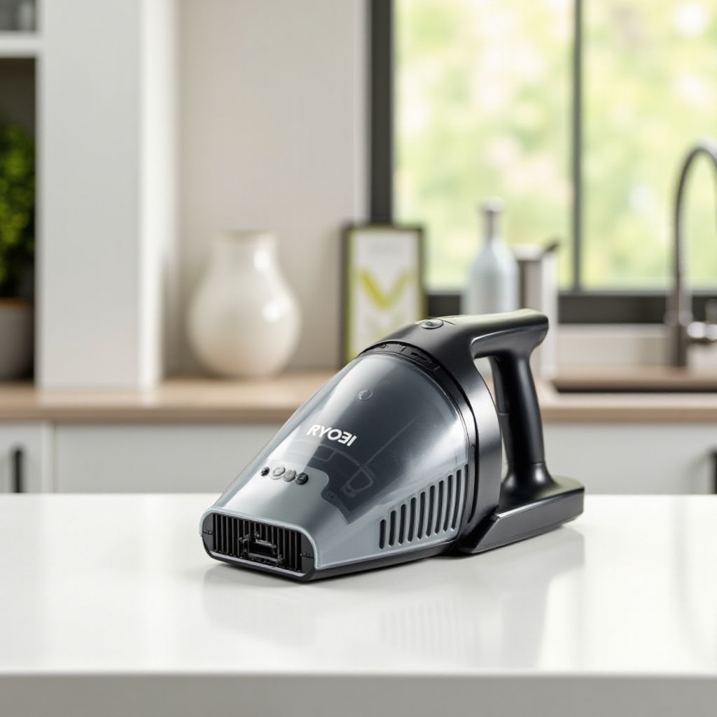beoordeling van de Ryobi handstofzuiger