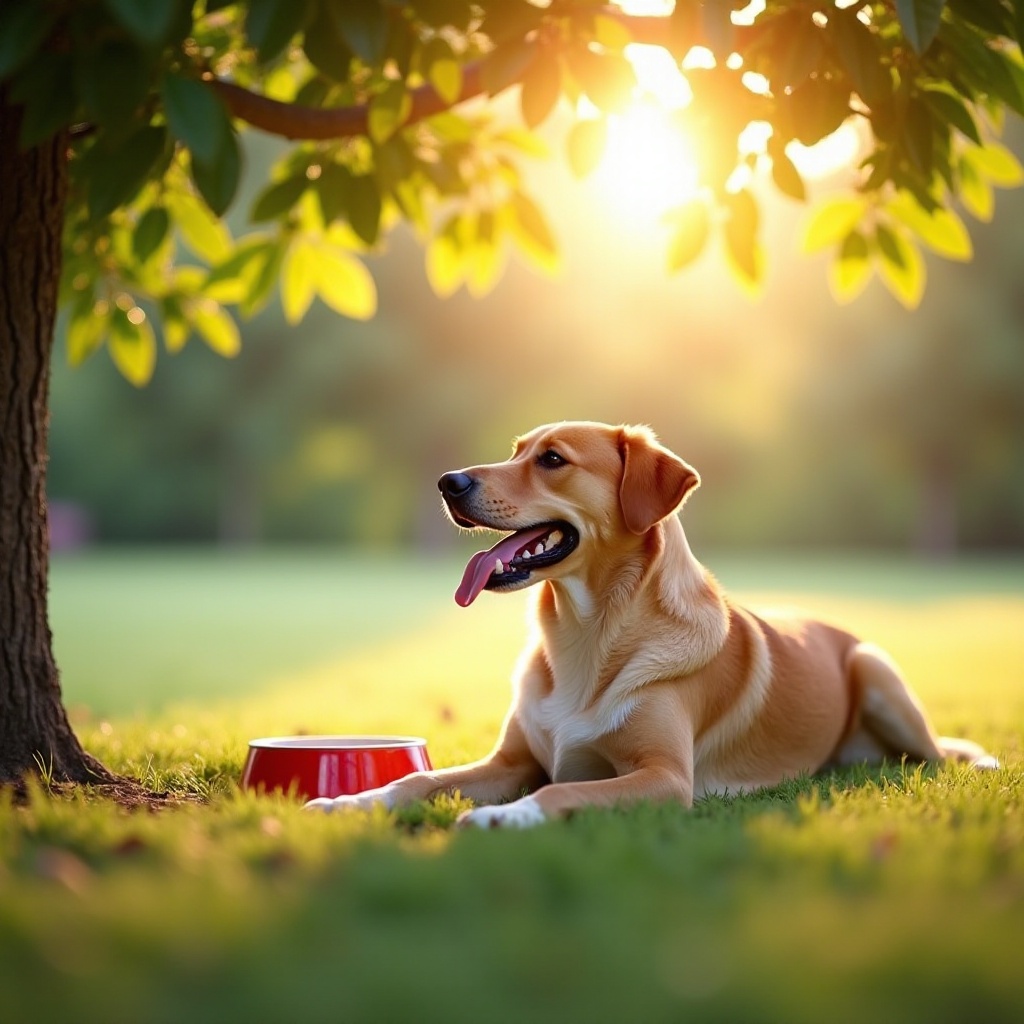 hoe een hond in de hitte te helpen