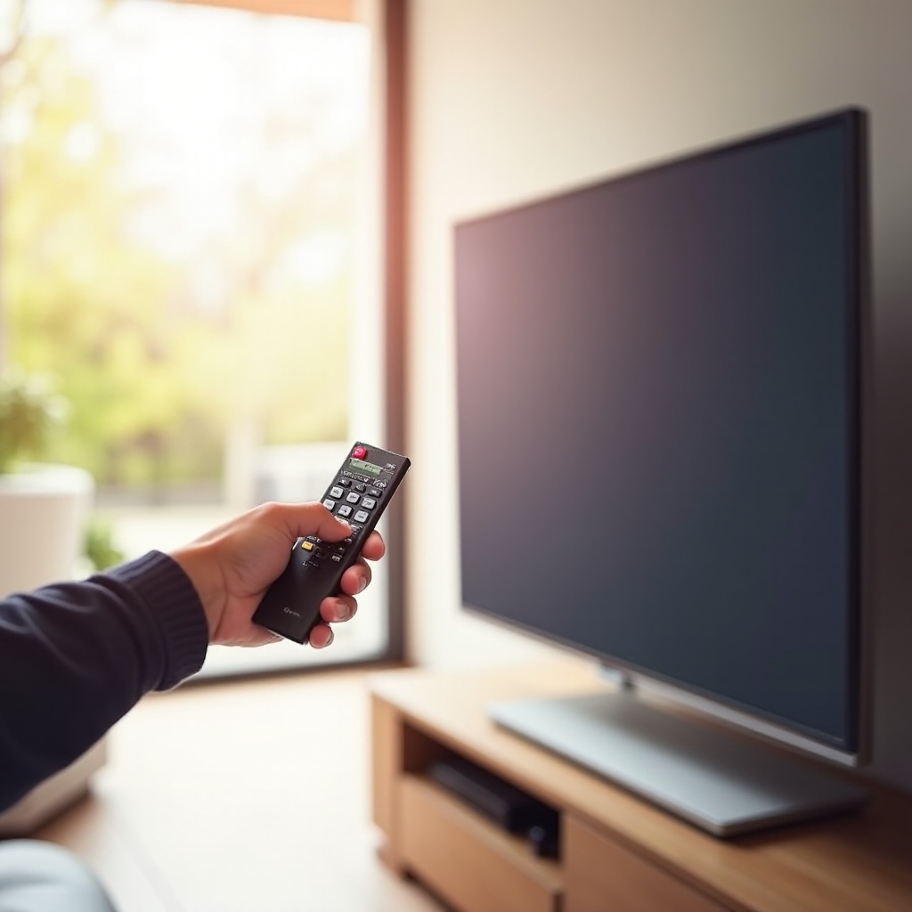 réinitialisation d'usine de la télévision LG sans écran