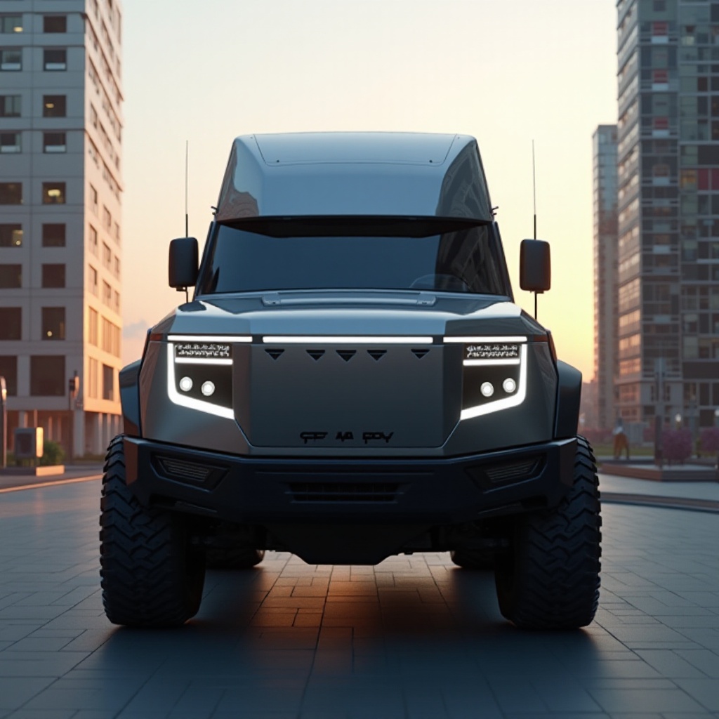 wat is het totale bereik van een cybertruck?