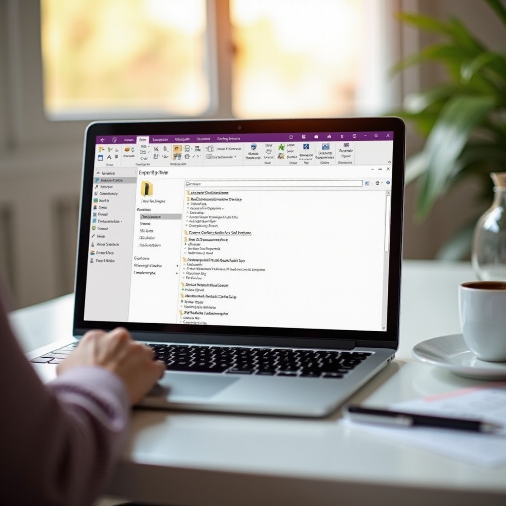 wie man OneNote-Notizbücher in eine Datei exportiert