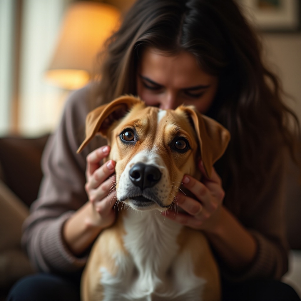 por que meu cachorro está choramingando e agindo estranho