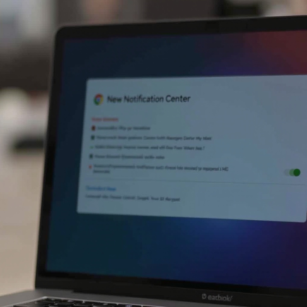 waar zijn de meldingen op mijn Chromebook