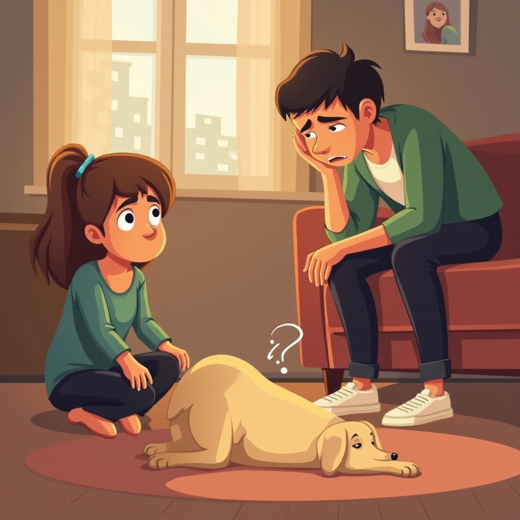 por qué mi perro gimotea y actúa raro